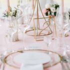 Stojak złoty taliowany, klepsydra wys. 70cm Stojak złoty taliowany, klepsydra wys. 70cm