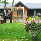 Pergola drewniana, konstrukcja na tło 2,4 x 2 m Pergola drewniana, konstrukcja na tło 2,4 x 2 m