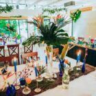 Wazon kobaltowy, szklany, mały - mix wysokości 25 sztuk Wazon kobaltowy, szklany, mały - mix wysokości 25 sztuk