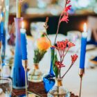 Wazon kobaltowy, szklany, mały - mix wysokości 25 sztuk Wazon kobaltowy, szklany, mały - mix wysokości 25 sztuk