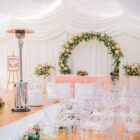 Stelaż WIELOKĄT złoty, metalowy śr. 2,5 m Stelaż WIELOKĄT złoty, metalowy śr. 2,5 m