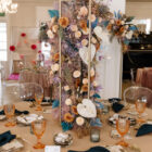 Stojak geometryczny, ZŁOTY wys.1 m Stojak geometryczny, ZŁOTY wys.1 m