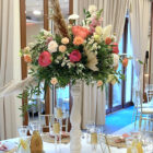 Stojak drewniany, toczony, kwietnik bielony wys. 68 cm Stojak drewniany, toczony, kwietnik bielony wys. 68 cm