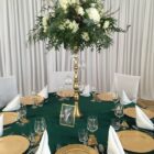 Stojak, świecznik barokowy, złoty, metalowy wys. 75 cm Stojak, świecznik barokowy, złoty, metalowy wys. 75 cm