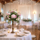 Stojak drewniany, toczony, kwietnik złoty wys. 68 cm Stojak drewniany, toczony, kwietnik złoty wys. 68 cm