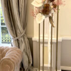 Konstrukcja kolumna, metalowa, złota wys. 1,82 m Konstrukcja kolumna, metalowa, złota wys. 1,82 m