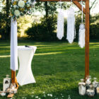 Pergola drewniana, konstrukcja na tło 2,4 x 2 m Pergola drewniana, konstrukcja na tło 2,4 x 2 m
